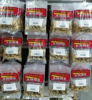 Lightning Ammo Reman. Cleaned & Polished Brass .45 ACP 100/ct Bag(Mixed Primer Size)