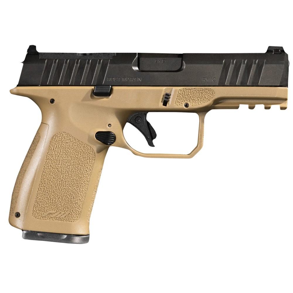 Rost Martin RM1C Handgun 9mm Luger 10rd (2) Magazines 4" Barrel FDE Optics Ready CA Model