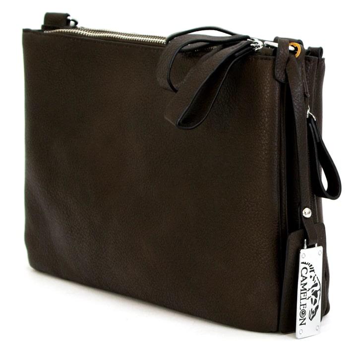 Cameleon Iris Concealed Carry Purse Burnt Umber