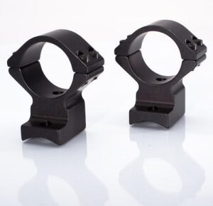 Talley 2-Piece Rings & Base Combo Savage Round Receiver Accutrigger- A17/A22/AXIS 8-40 Screw 30mm Med