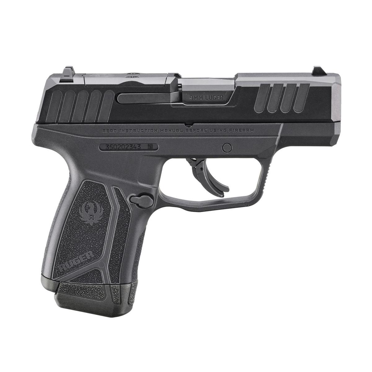 Ruger MAX-9 Handgun 9mm Luger 12rd Magazine 3.20'' Black Oxide Barrel Manual Safety