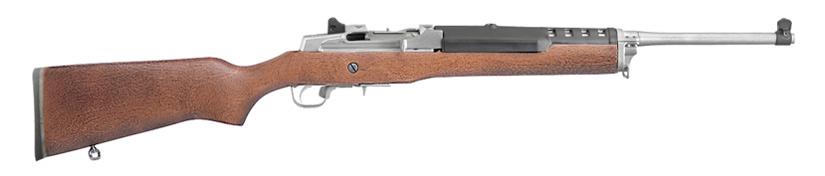 Ruger Mini Thirty Rifle 7.62x39 5rd Magazine 18.5" Matte Stainless Barrel Wood Stock
