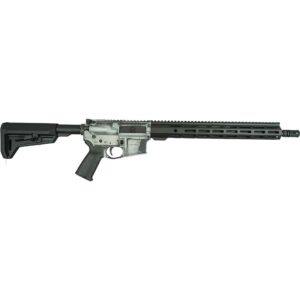 Shark Coast Tactical Trump 2.0 AR-15 Rifle w/SCC Lower 5.56 30rd Magazine 16" Barrel Distressed Silver Black