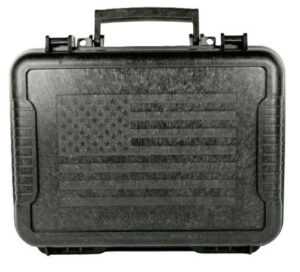 BOYT SINGLE HANDGUN HARD - CASE 11" USA FLAG BLACK