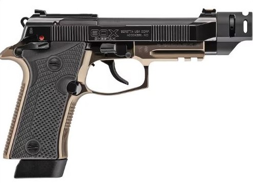 BERETTA 80X CHEETAH 380 ACP - 4.4" 10RD BLACK BRONZE THREAD