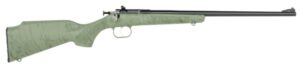 CRICKETT RIFLE G2 22LR GREEN - SYNTHETIC/GOLD WEB BLUED