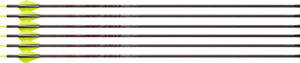 VICTORY ARCHERY RIP TKO SPORT - 350 ARROW FLETCHED 6PK