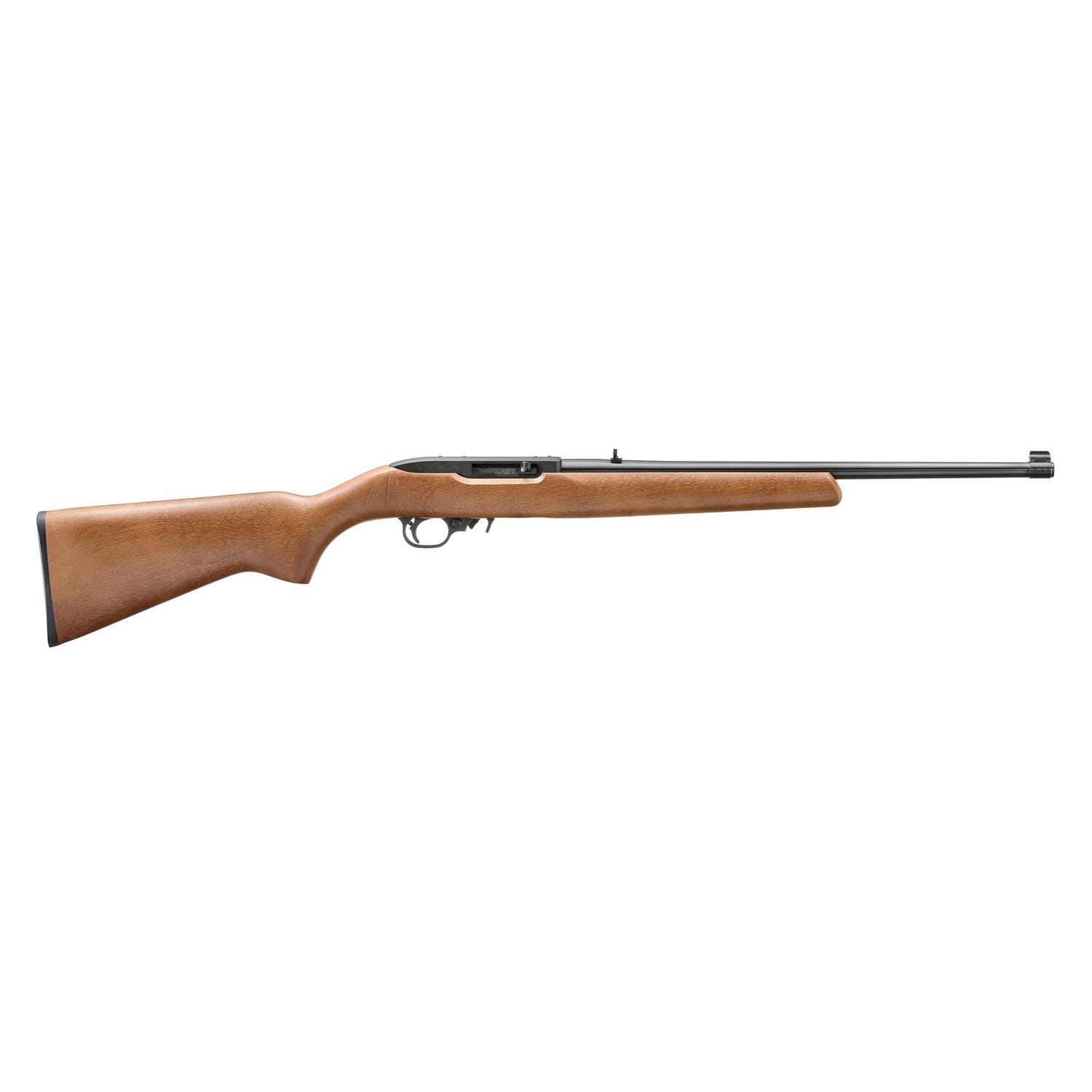 Ruger 10/22 Rifle .22 LR 10rd Magazine 18.5" Barrel BX Trigger Satin Black Finish Birch Stock