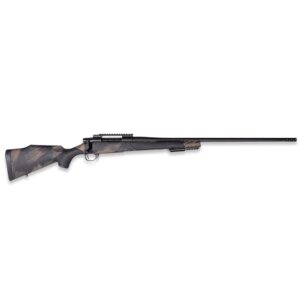 Weatherby Vanguard Black Hills Rifle 7mm PRC 3rd Magazine 24" 1/2x28 Threaded Barrel with 2" Muzzle Brake Black with Green and Tan