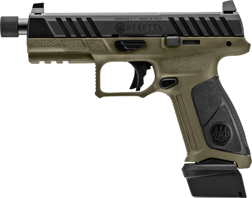 BERETTA APX A1 FS 9MM 4.8" - 21RD OD GREEN BLK POLY THREAD - Image 2