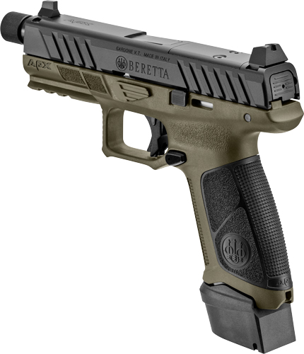 BERETTA APX A1 FS 9MM 4.8" - 21RD OD GREEN BLK POLY THREAD - Image 3
