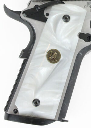 PACHMAYR GRIPS 1911 FULL SIZE - WHITE PEARL SMOOTH