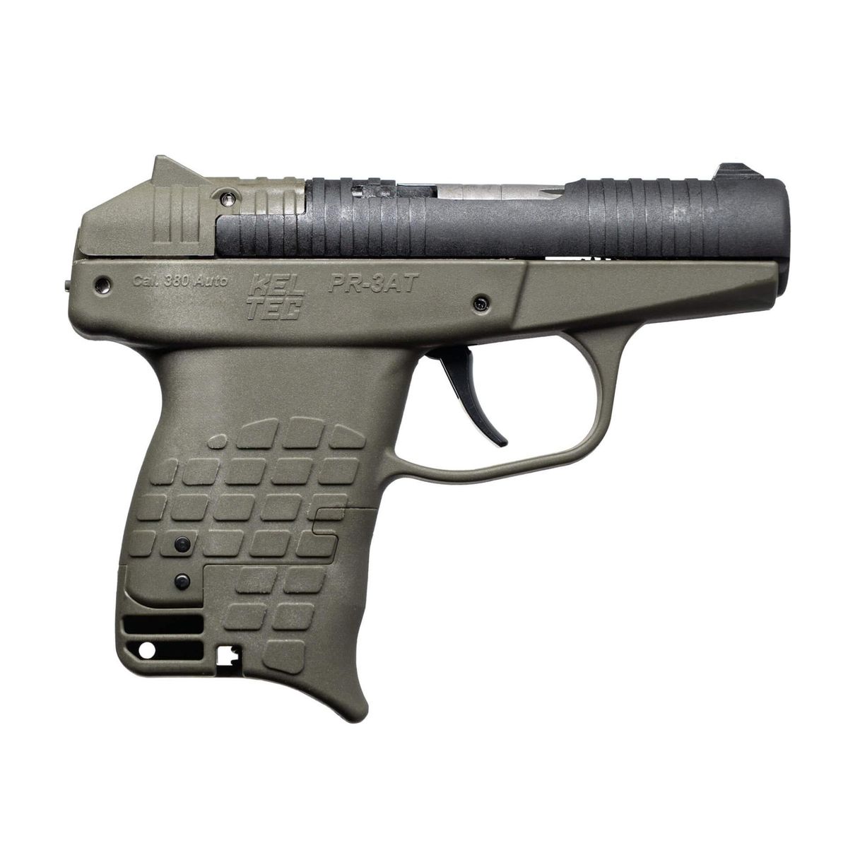 Kel-Tec PR3AT Handgun .380 Auto 13rd Capacity 2.85" Barrel Green Large Grip
