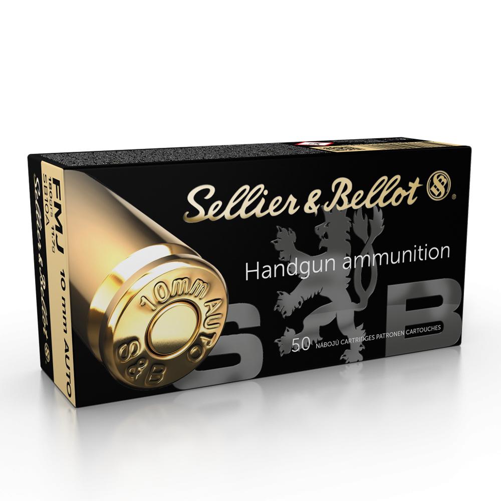 Sellier & Bellot Pistol & Revolver Ammo .40 S&W 180 gr FMJ 50/ct