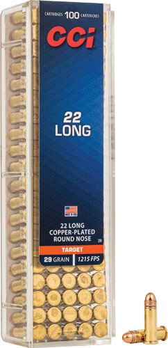 CCI 22 CB LONG 29GR COPPER RN - 1215FPS 100RD 50BX/CASE