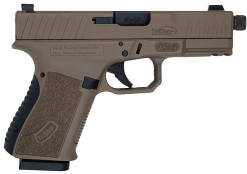 TRISTAR APOC PRO 9MM 4.5" 15RD - FDE THREADED OPTICS READY