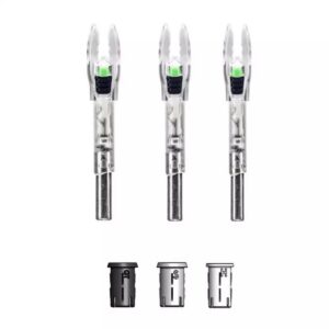 Nockturnal Shift Universal Green Lighted Nocks 3/pk