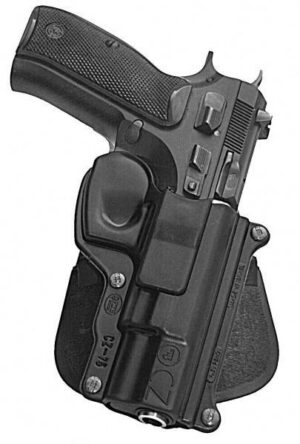 Fobus Standard Paddle Holster for CZ 750D Compact Black Right Hand