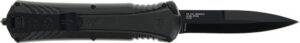 S&W M&P OTF 3.5" SINGLE EDGE - SPEAR POINT BLACK/GRAY