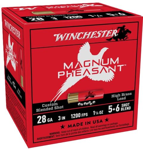 WINCHESTER MAGNUM PHEASANT - 28GA 2.75" 1-1/8OZ 5&6 25RD
