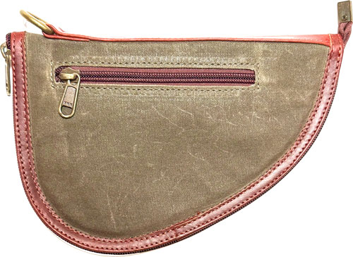 PALMETTO PISTOL CASE SMALL - WOODLAND WAXED CANVAS/BUFFALO - Image 2