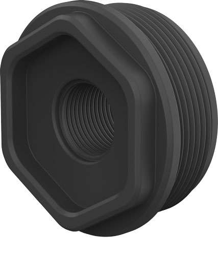 BREEK ARMS DIRECT THREAD - SUPPRESSOR HUB 1/2X28 TITANIUM