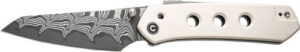 CIVIVI KNIFE VISION FG 3" - IVORY DAMASCUS BLADE CLAM PACK