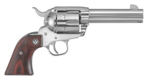 RUGER VAQUERO 45LC 4-5/8" FS - S/S HARDWOOD