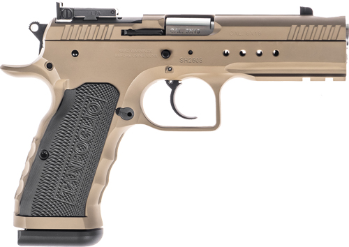 TANFOGLIO HEXAGON TACTICAL - 10MM 4.45" 15RD STEEL/ALUM GRP