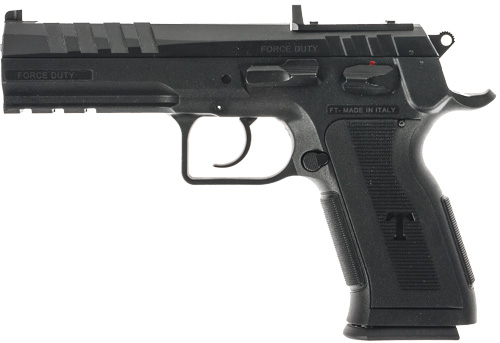 TANFOGLIO FORCE DUTY 9MM 4.9" - 17RD POLY OPTIC READY BLACK - Image 2