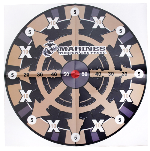 MC USMC 9" SPEAR POINT - THROWING KNIVES 6-PACK BLK/FDE - Image 3