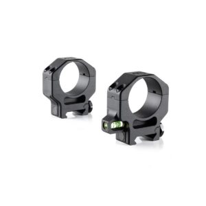 RPM Precision 30mm High (1.25'') Scope Rings with Co-Linear Bubble Level
