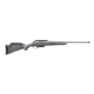 Ruger American Rifle Gen II 243 Win 3rd Magazine 20" Fluted Threaded Barrel Gray Splatter Stock