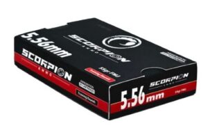 SCORPION 5.56X45 55GR - FMJ 20RD 25BX/CS