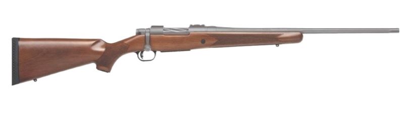 MOSSBERG PATRIOT 7MM-08 22" - CERAKOTE/STAINLESS WALNUT