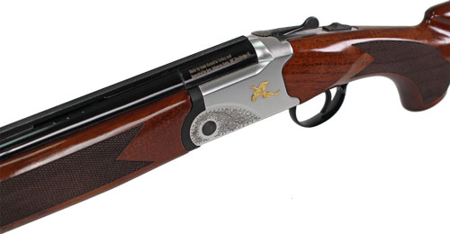 IVER JOHNSON 600LW O/U 20GA 3" - 28"VR SILVER BLACK WALNUT - Image 4