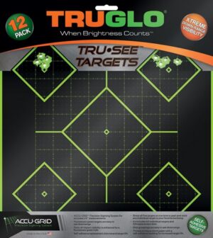 TRUGLO TRU-SEE REACTIVE TARGET - 5 DAIMOND 12-PACK