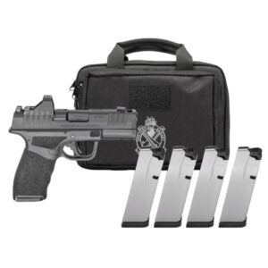 Springfield Gear Pac Hellcat Pro Comp OSP Handgun 9mm Luger 15(1)&17(3)rd Magazines 3.7" Barrel Green Dot & Bag