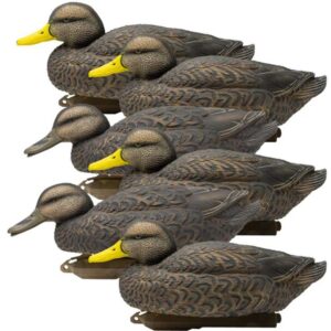Higdon Legacy Magnum Black Duck Decoys Foam Filled 6/ct