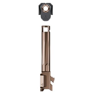 Radian Weapons Afterburner Compensator and Ramjet Barrel Combo for Glock 19 Gen 5 Bronze Barrel