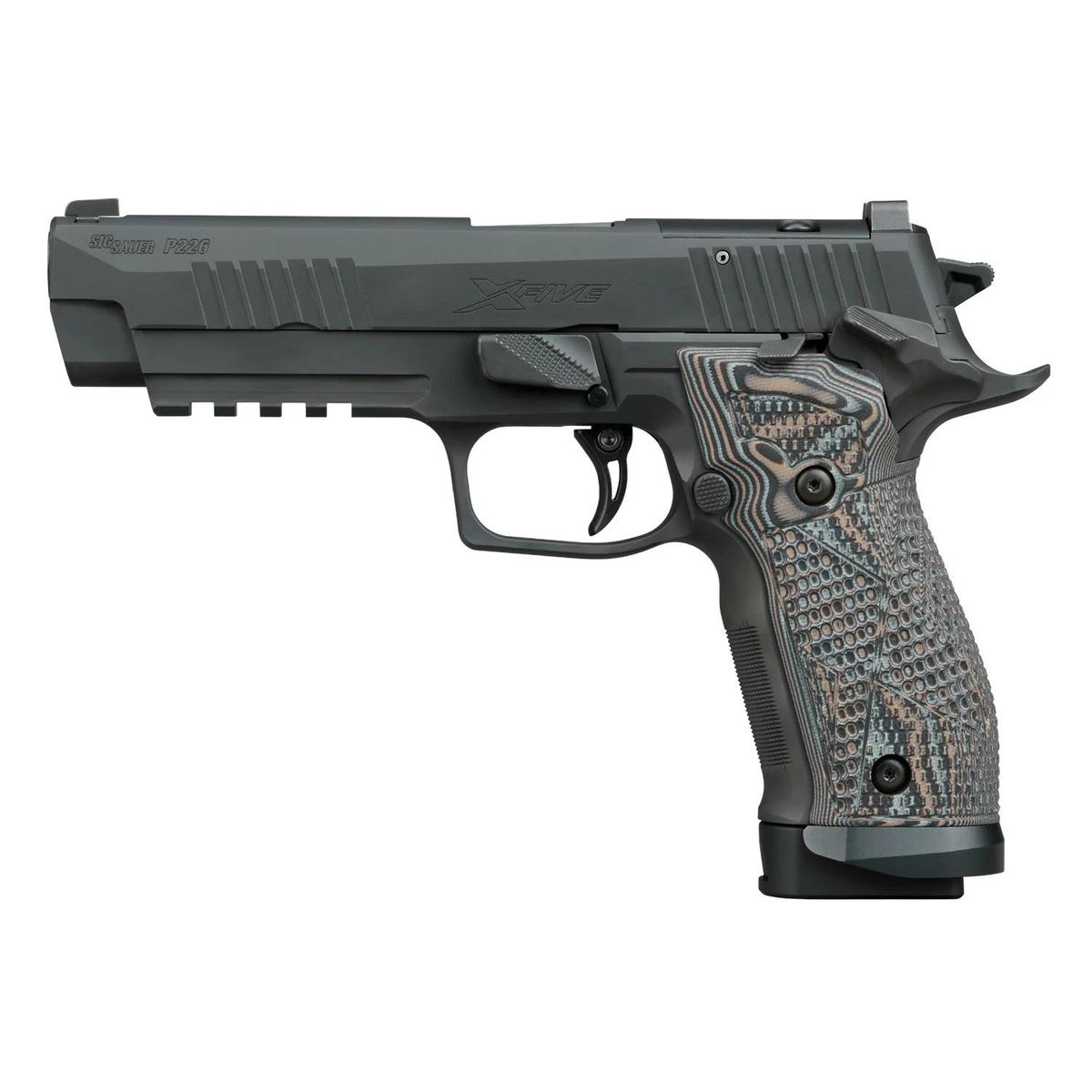 Sig Sauer P226 X-Five Extreme Handgun 9mm Luger 10rd Magazines(3) 5" Barrel Black/Gray G10 Grips Night Sights